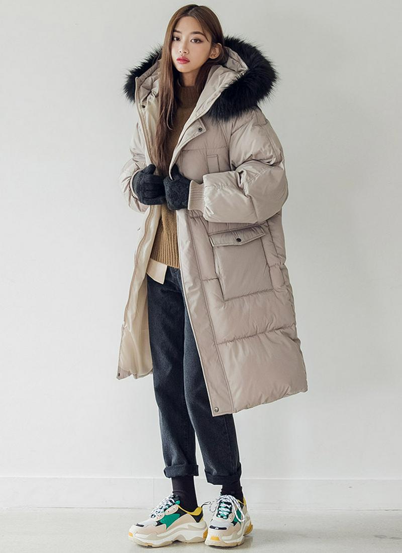 ファーフードウェルロンジャケット