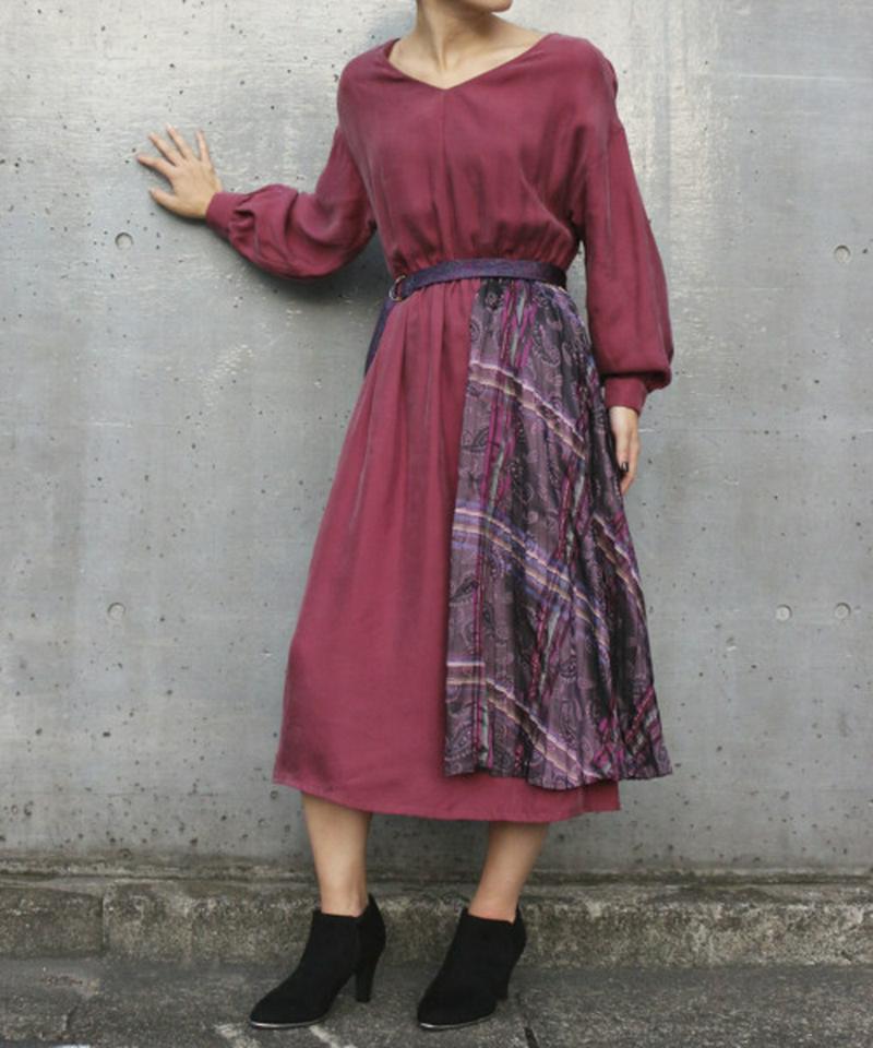 PAISLEY WRAP DRESS