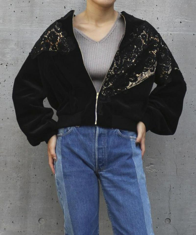 LUREX LACE STOLE BLOUSON