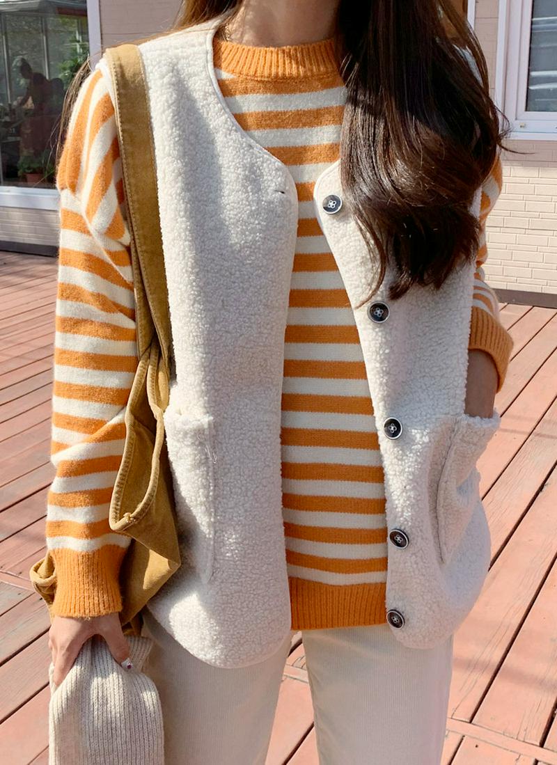 ボアベストジャケット