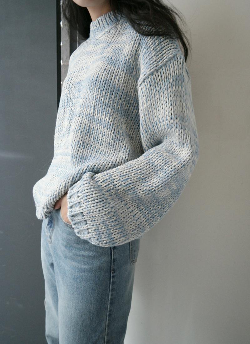 ミックスカラーニット