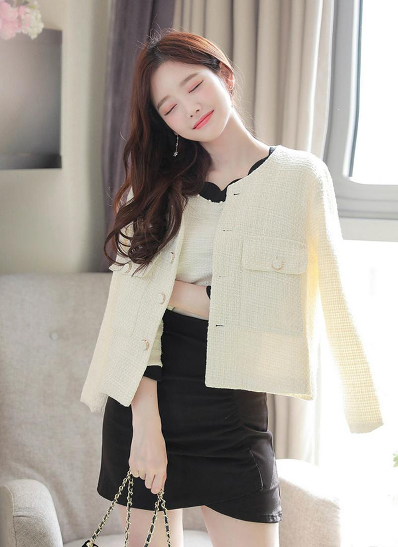 ツイードポケットジャケット