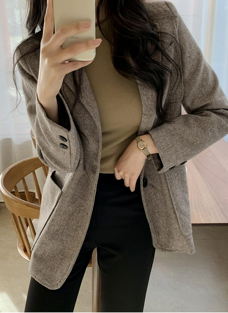 ヘリンボーンジャケット