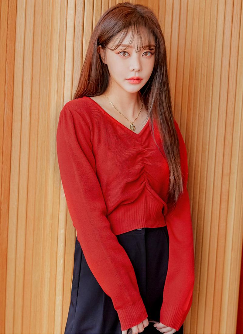 ギャザーニット