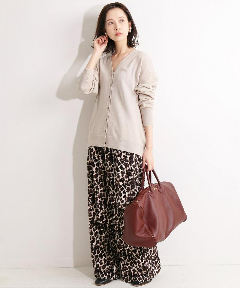 IENA LA BOUCLE イタリアヤーンメリノVネックカーディガン◆