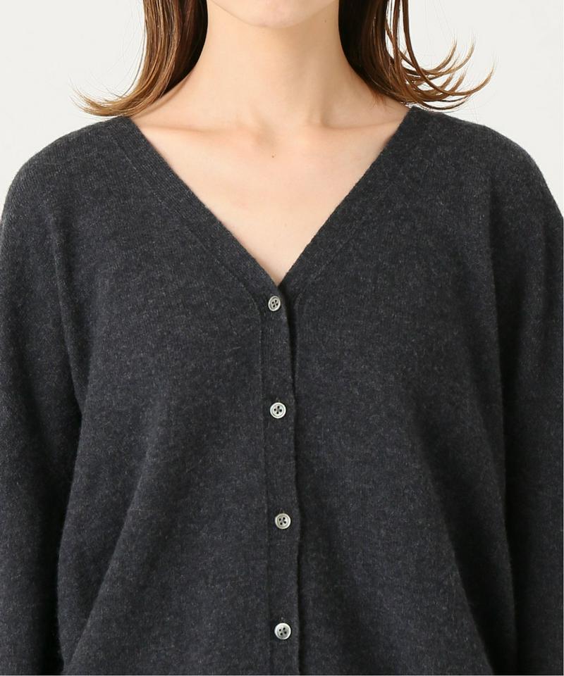 IENA LA BOUCLE イタリアヤーンメリノVネックカーディガン◆
