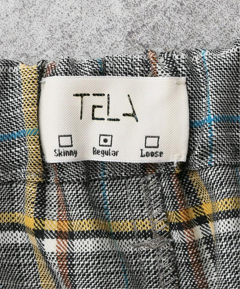 【TELA/テラ】check PANTS:チェックパンツ