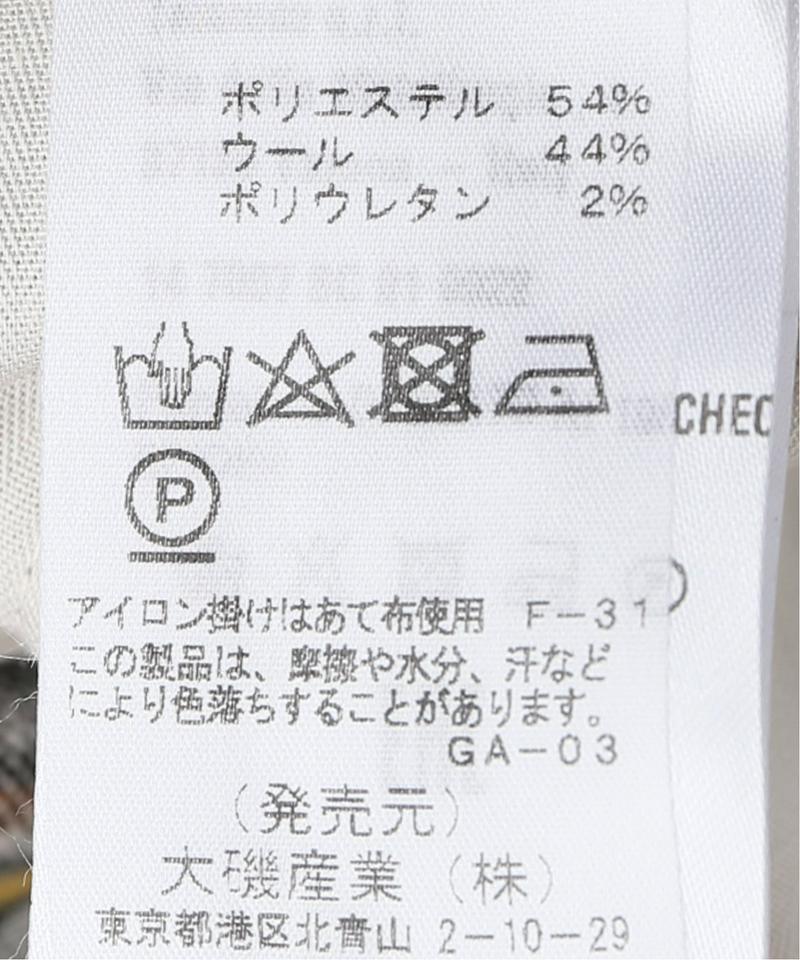 【TELA/テラ】check PANTS:チェックパンツ