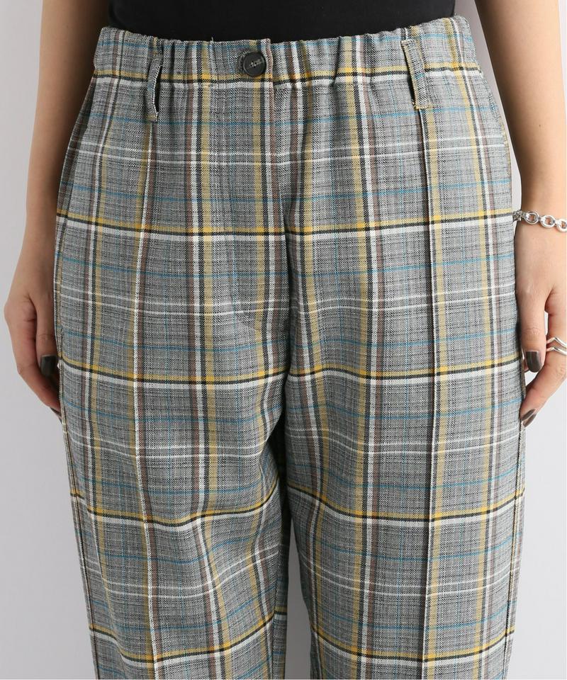 【TELA/テラ】check PANTS:チェックパンツ