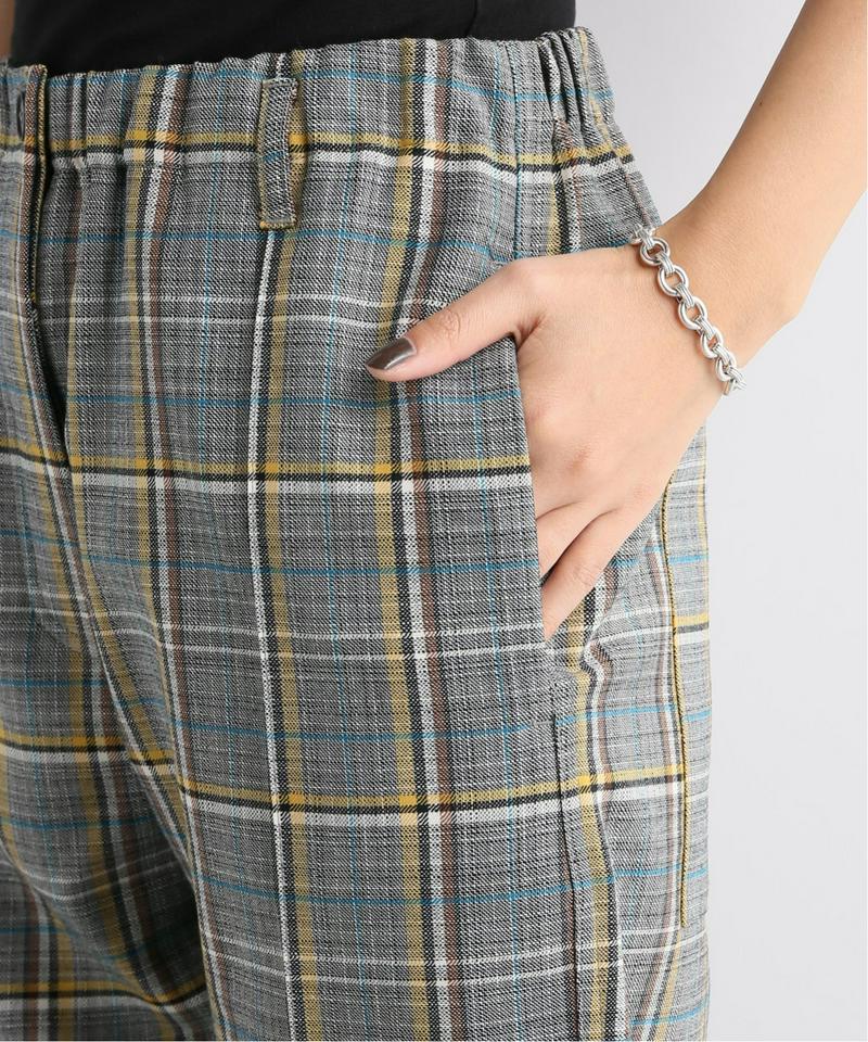 【TELA/テラ】check PANTS:チェックパンツ