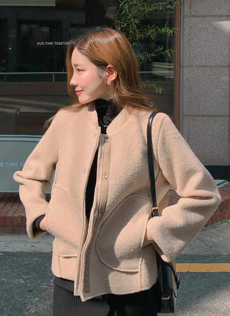 Warmスナップボタンジャケット