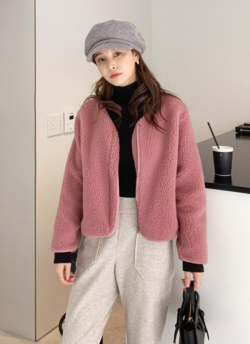 ボアジップアップジャケット・全5色