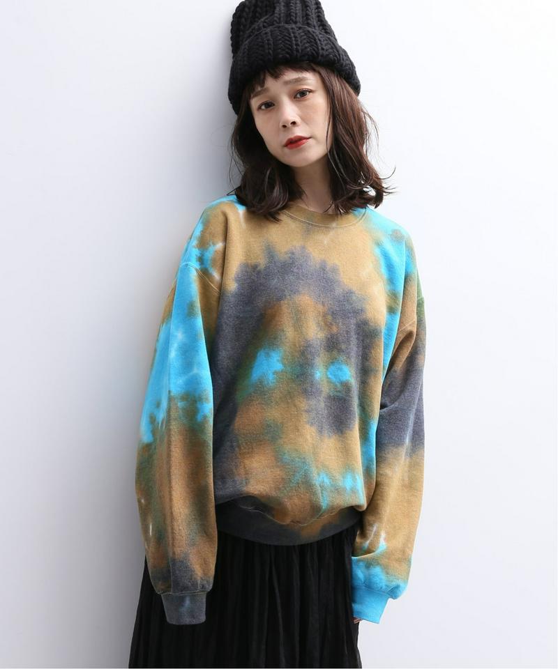 【COLLINA STRADA/コリーナ・ストラーダ】TIE DYE CREW (NO GRAPHIC):スウェット