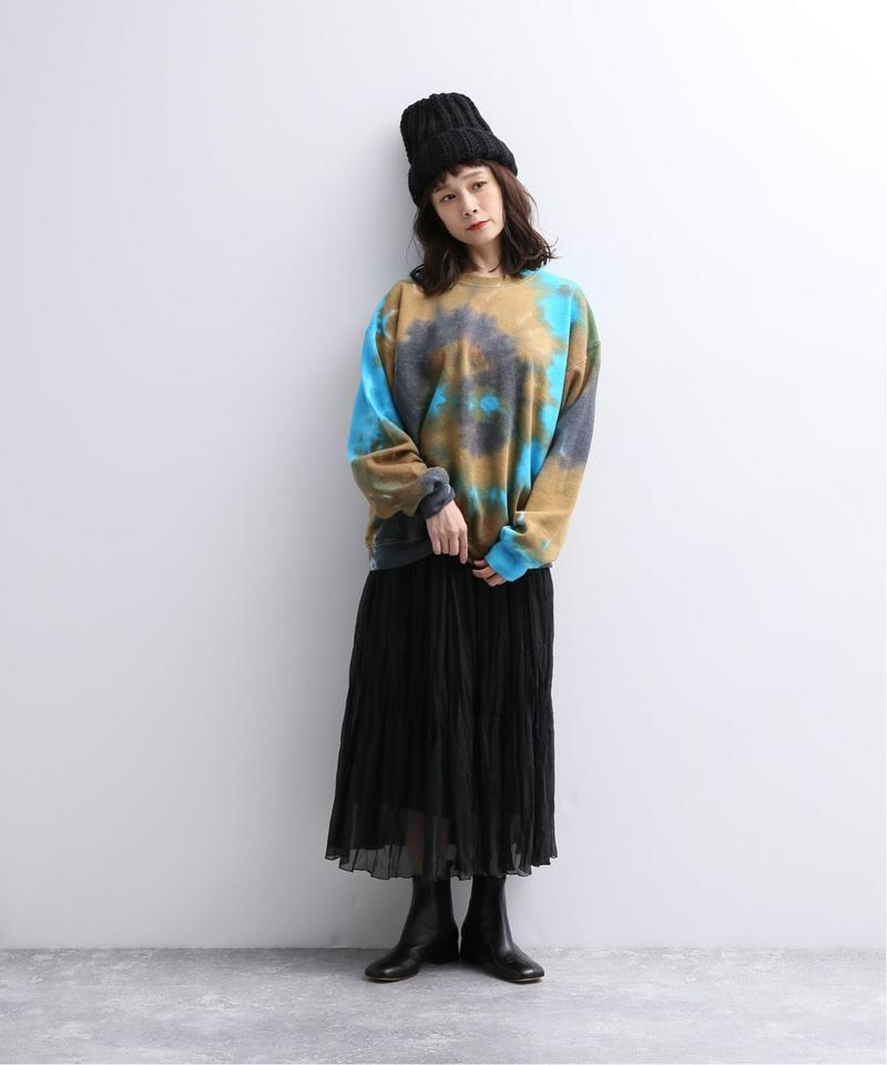 【COLLINA STRADA/コリーナ・ストラーダ】TIE DYE CREW (NO GRAPHIC):スウェット