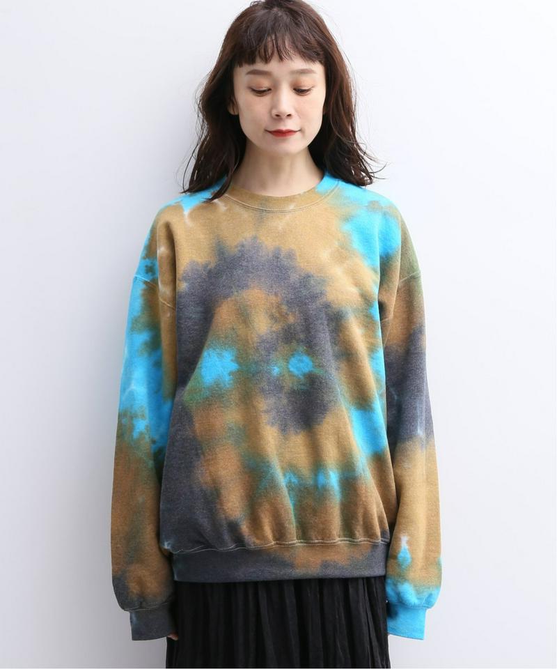 【COLLINA STRADA/コリーナ・ストラーダ】TIE DYE CREW (NO GRAPHIC):スウェット