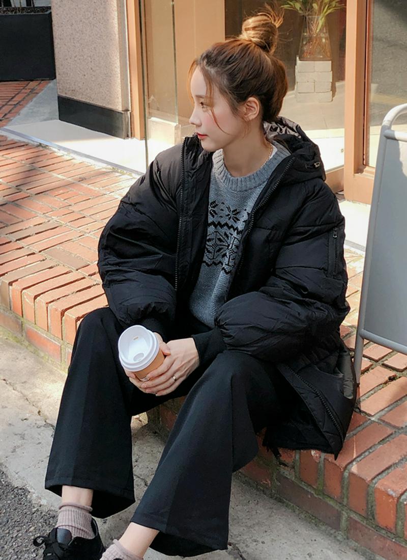 シンプル中綿ジャケット