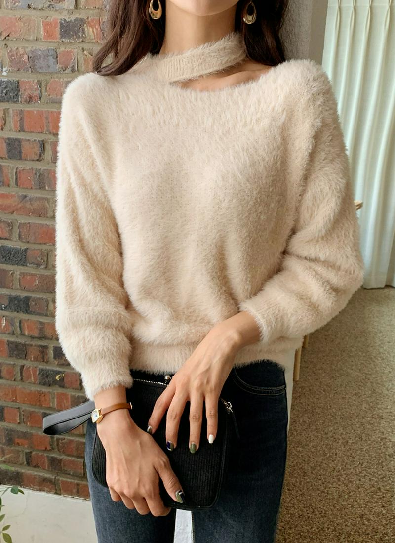 ソフトネックスリットニット・全2色