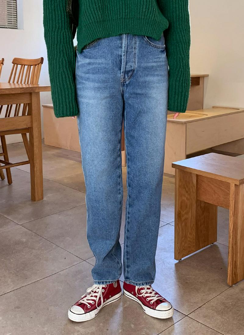 テーパードデニムパンツ・全1色