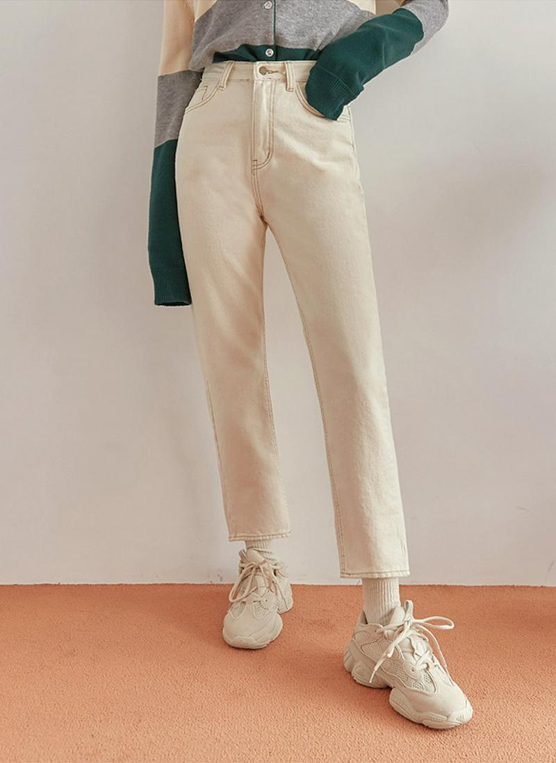 ストレートステッチパンツ