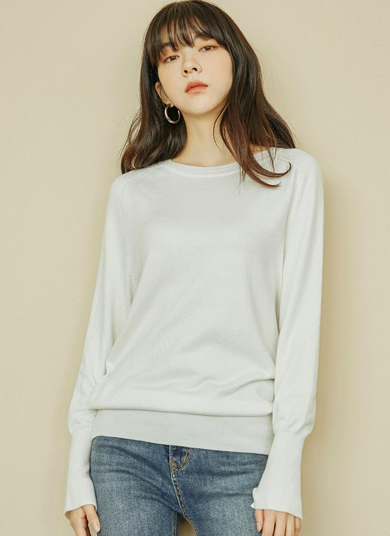 アンゴラ混ソフトニット