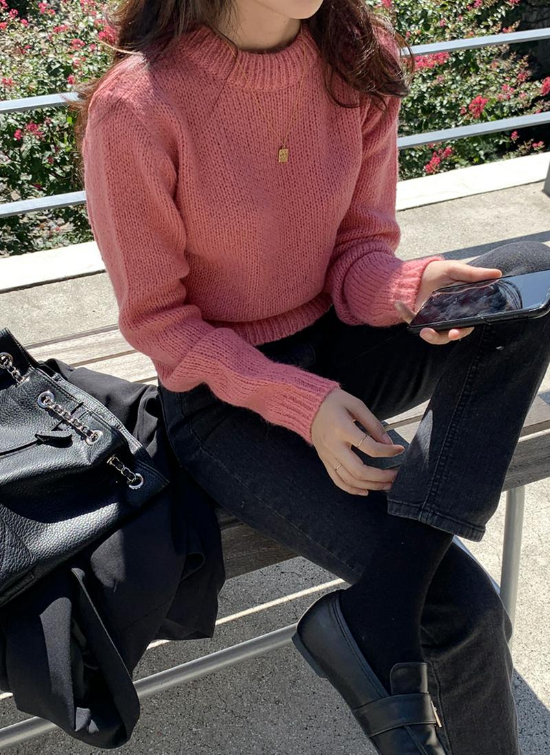 アルパカ混ニット