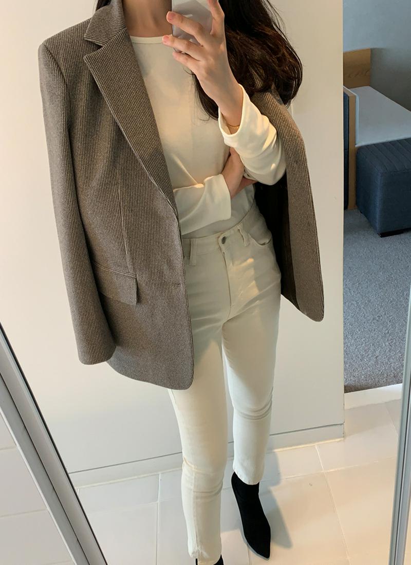 コットンスリムパンツ