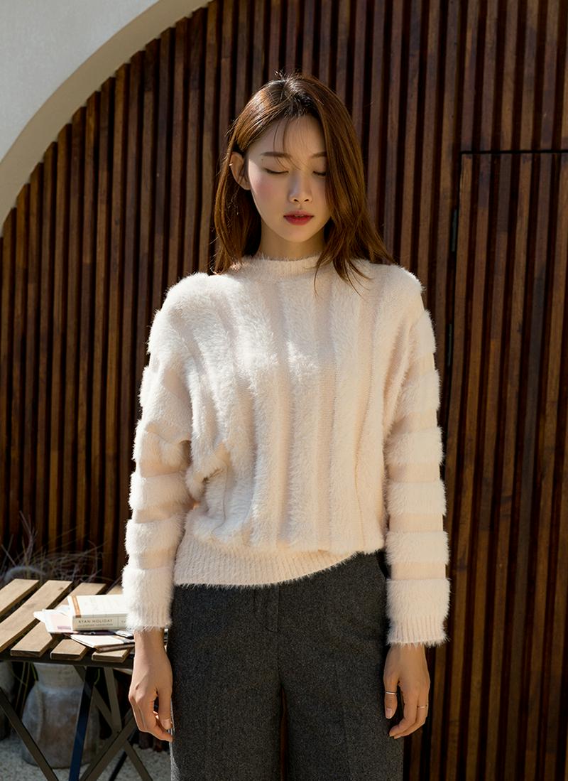 アクリル混ソフトニット