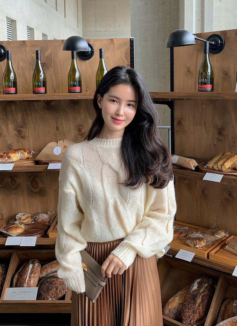 モヘアミックスソフトニット