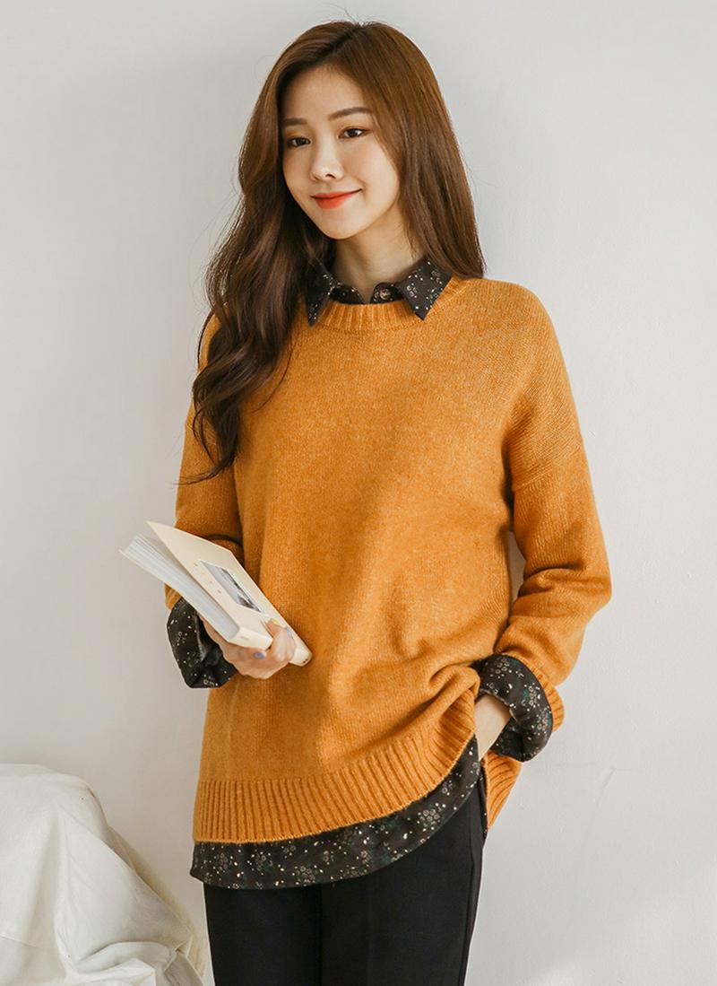 カシミヤ混6COLORSニット