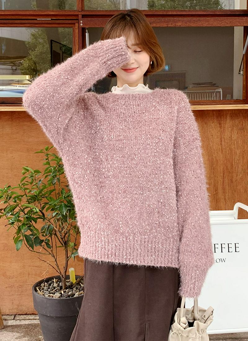 グリッターミックスニット・全3色