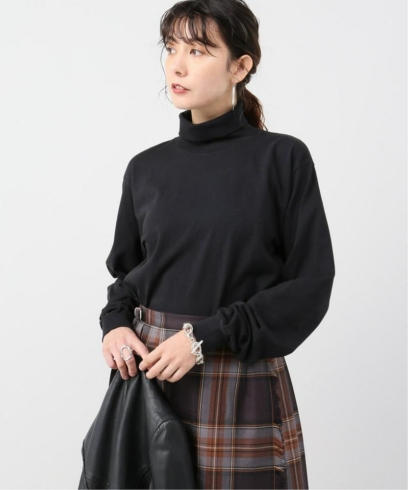 【LA APPAREL / ロサンゼルスアパレル】Long Sleeve Garment Dye Turtl：カットソー（JOURNAL STANDARD relume）