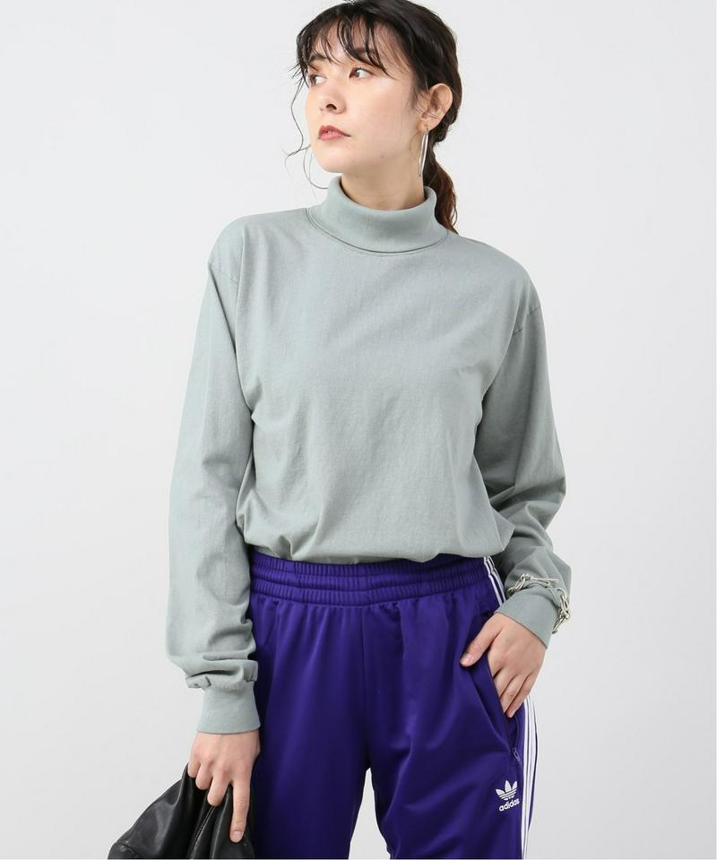 【LA APPAREL / ロサンゼルスアパレル】Long Sleeve Garment Dye Turtl：カットソー（JOURNAL STANDARD relume）