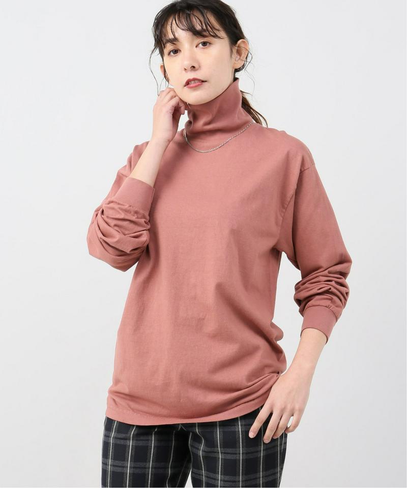 【LA APPAREL / ロサンゼルスアパレル】Long Sleeve Garment Dye Turtl：カットソー（JOURNAL STANDARD relume）