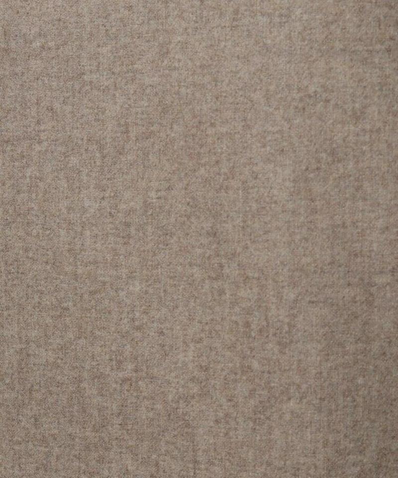 ウールアンゴラ混フラノタックワイドパンツ