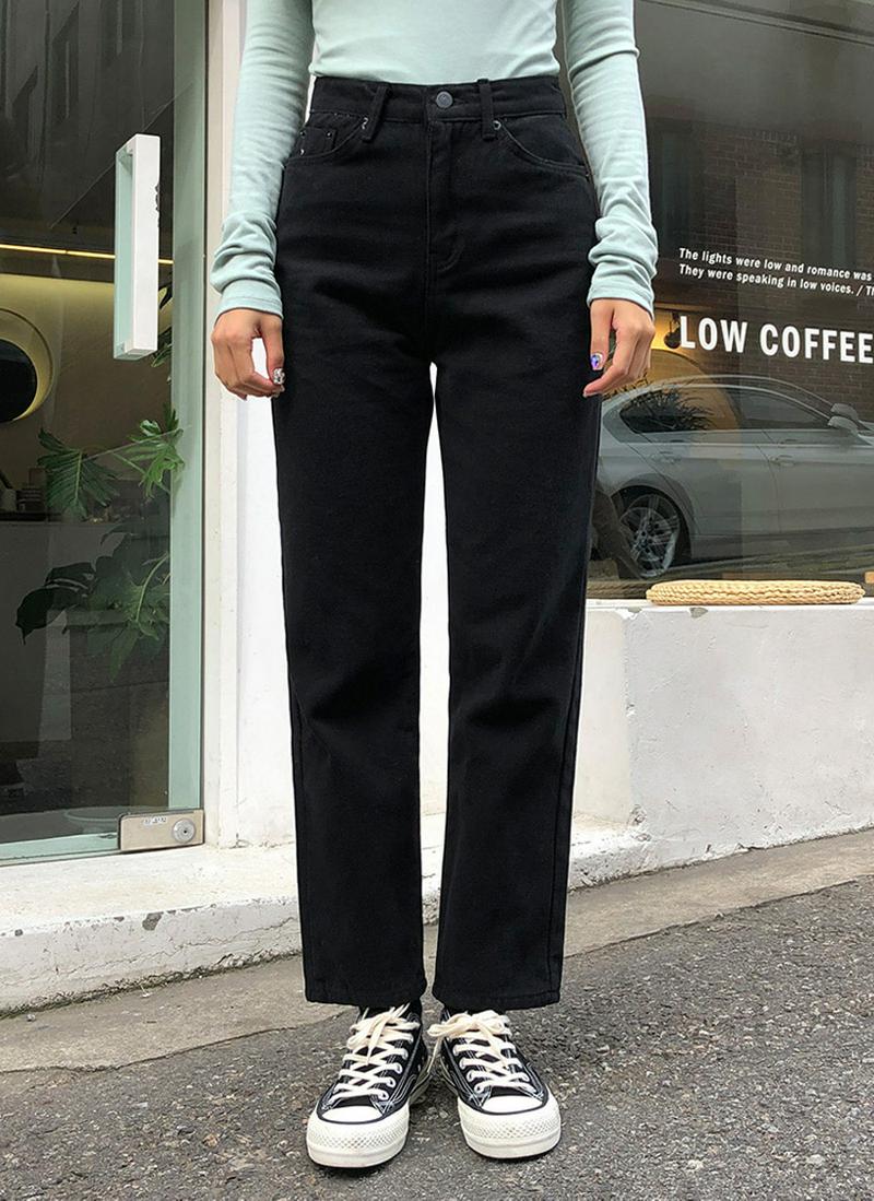 ストレート裏起毛パンツ