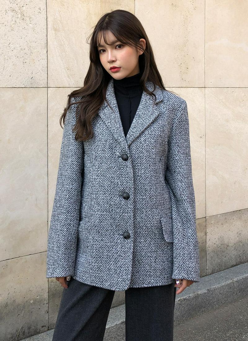 ヘリンボーンジャケット