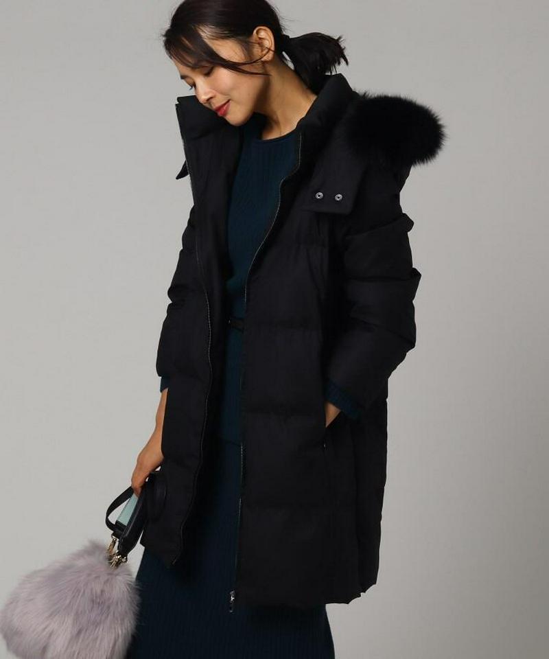 メリノセタシルクファーダウンコート