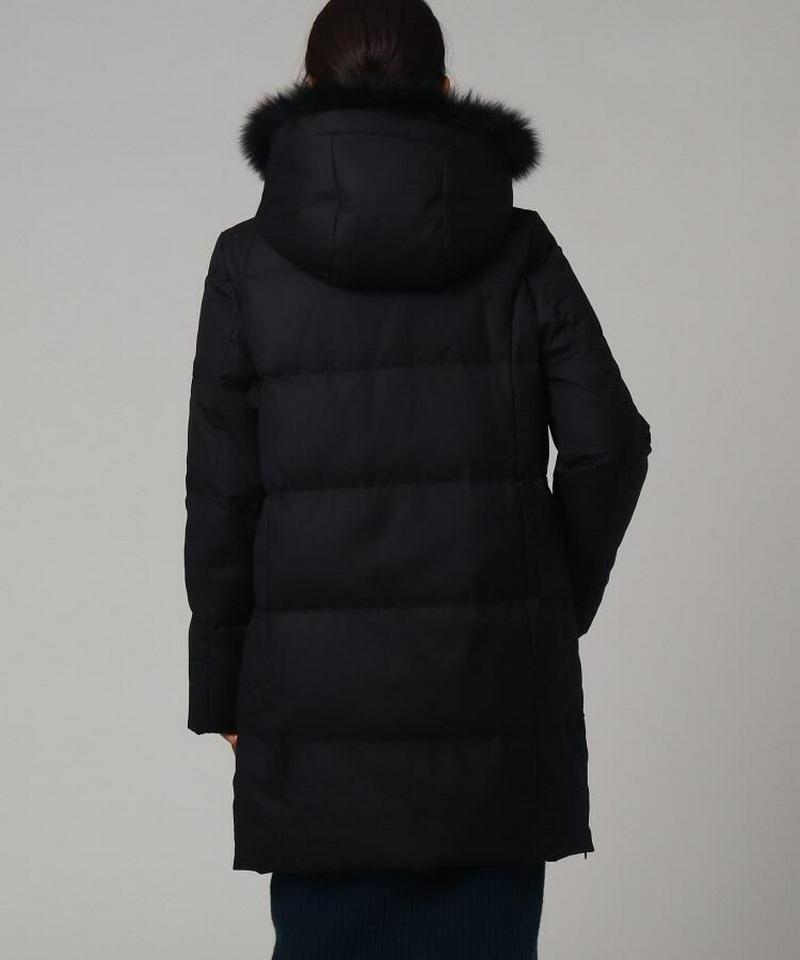 メリノセタシルクファーダウンコート