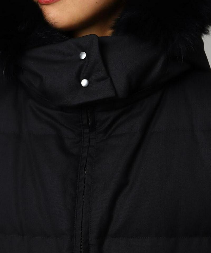 メリノセタシルクファーダウンコート