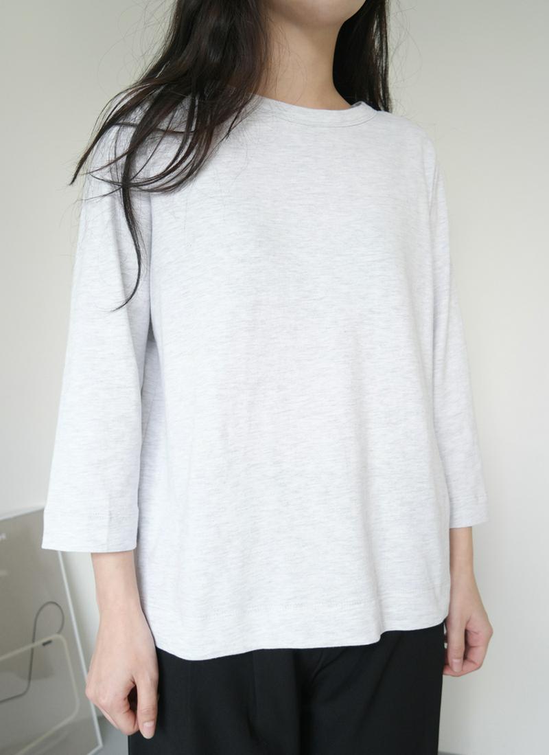 8分丈Tシャツ