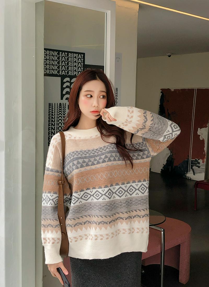 マルチパターンニット