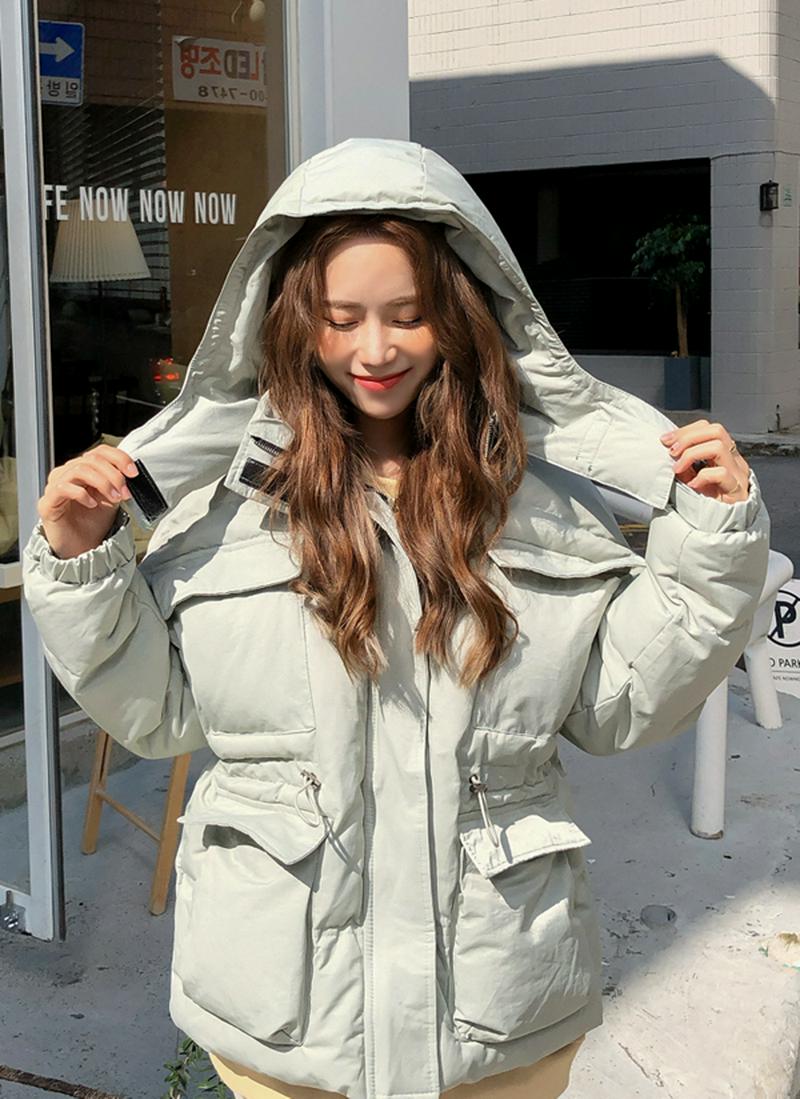 ポケット中綿フードジャケット