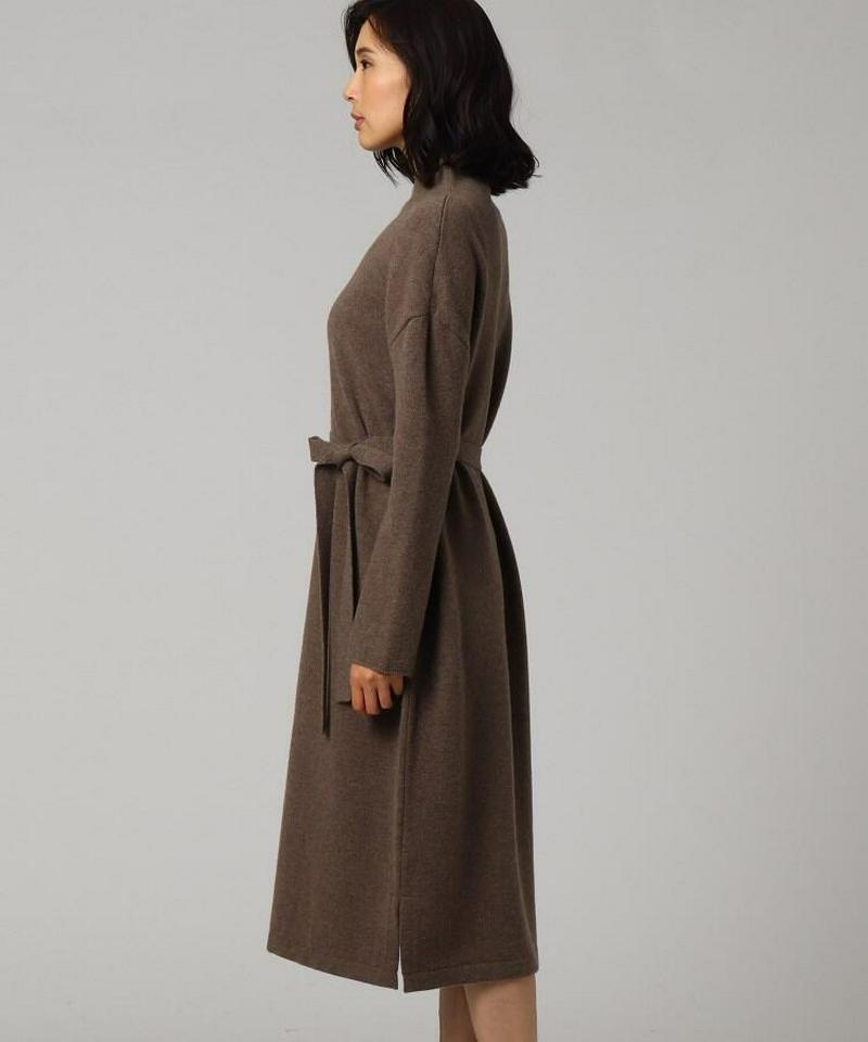ハイゲージボトルネックニットワンピース