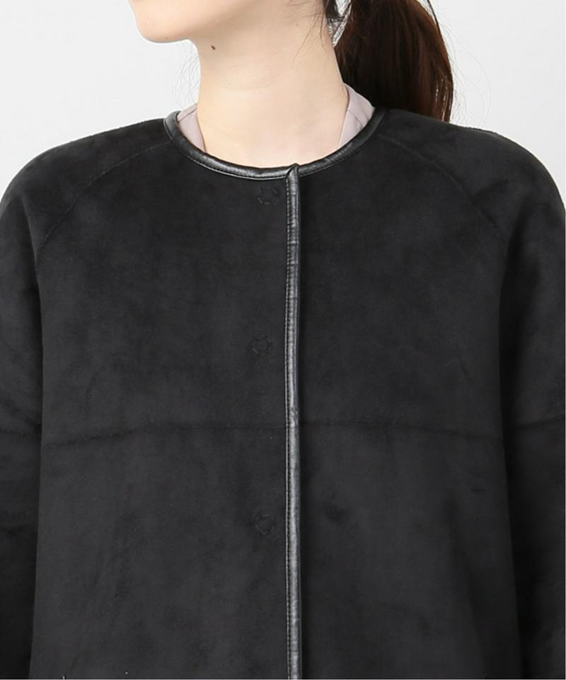 【TORRAZZO DONNA/トラッゾドンナ】フェイクムートンコート