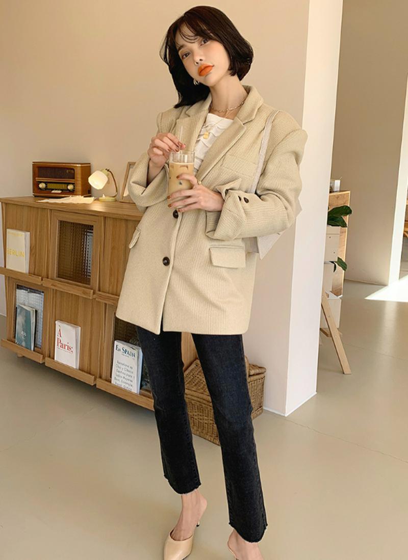 チェックテーラードジャケット