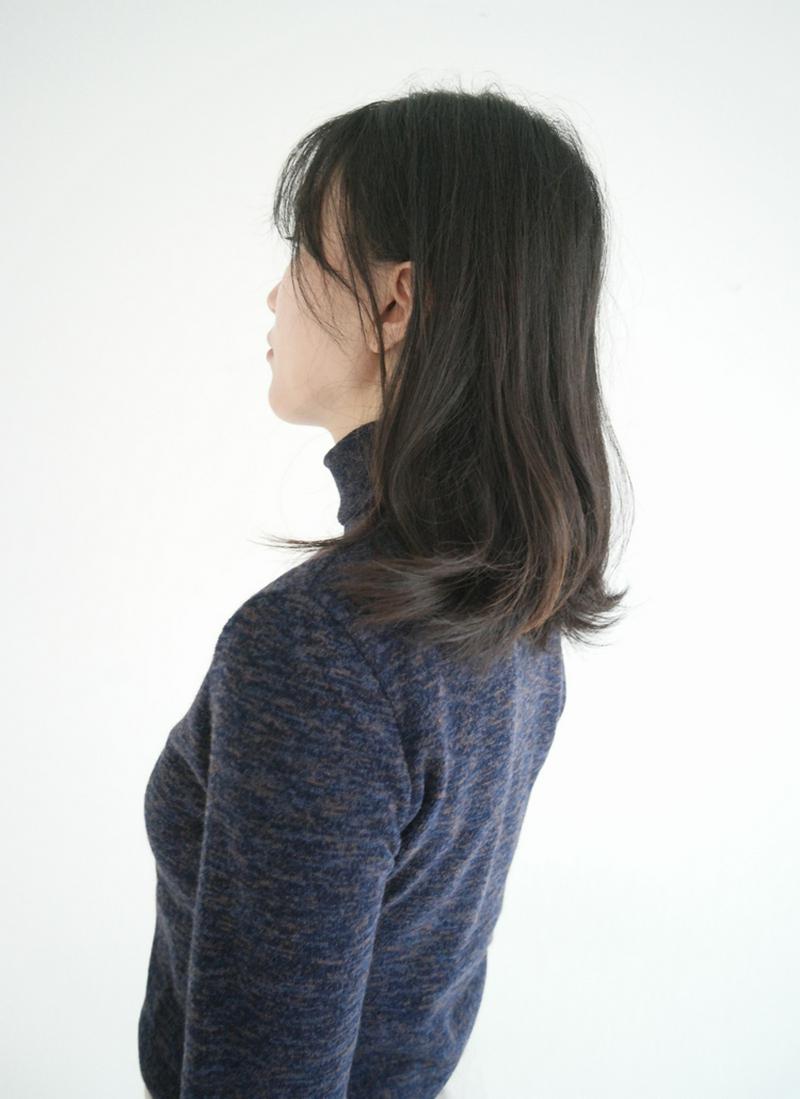 メランジタートルネックTシャツ