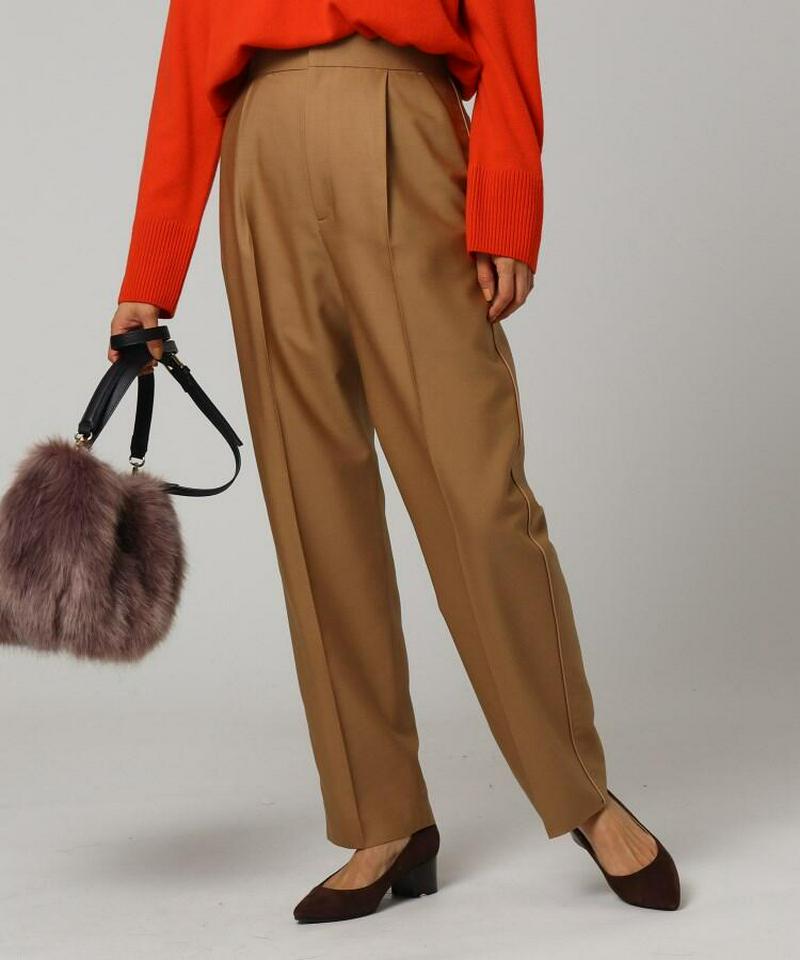 センタープレステーパードパンツ