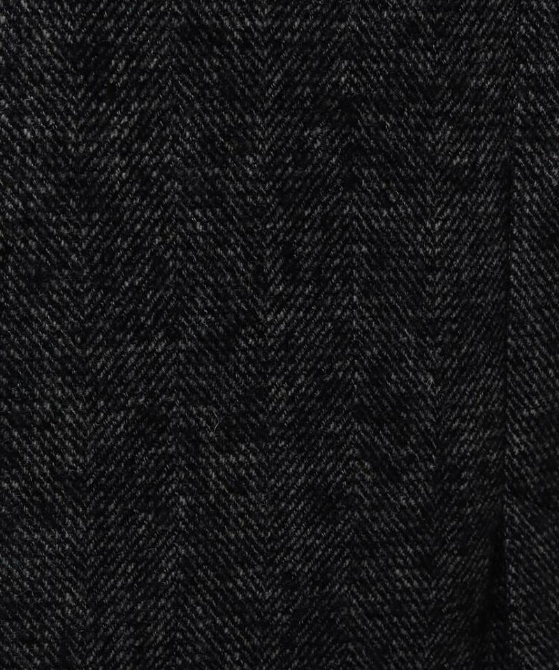 ループへリンボン前スリットスカート