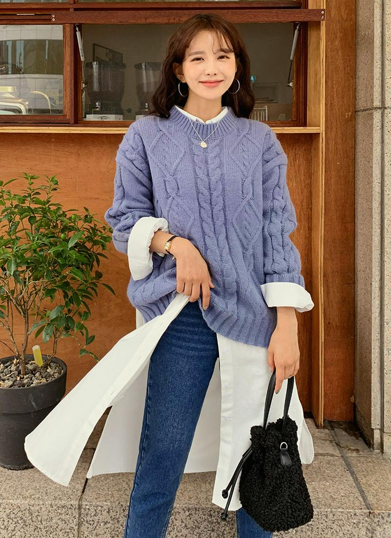 ダイヤツイストニット・全3色