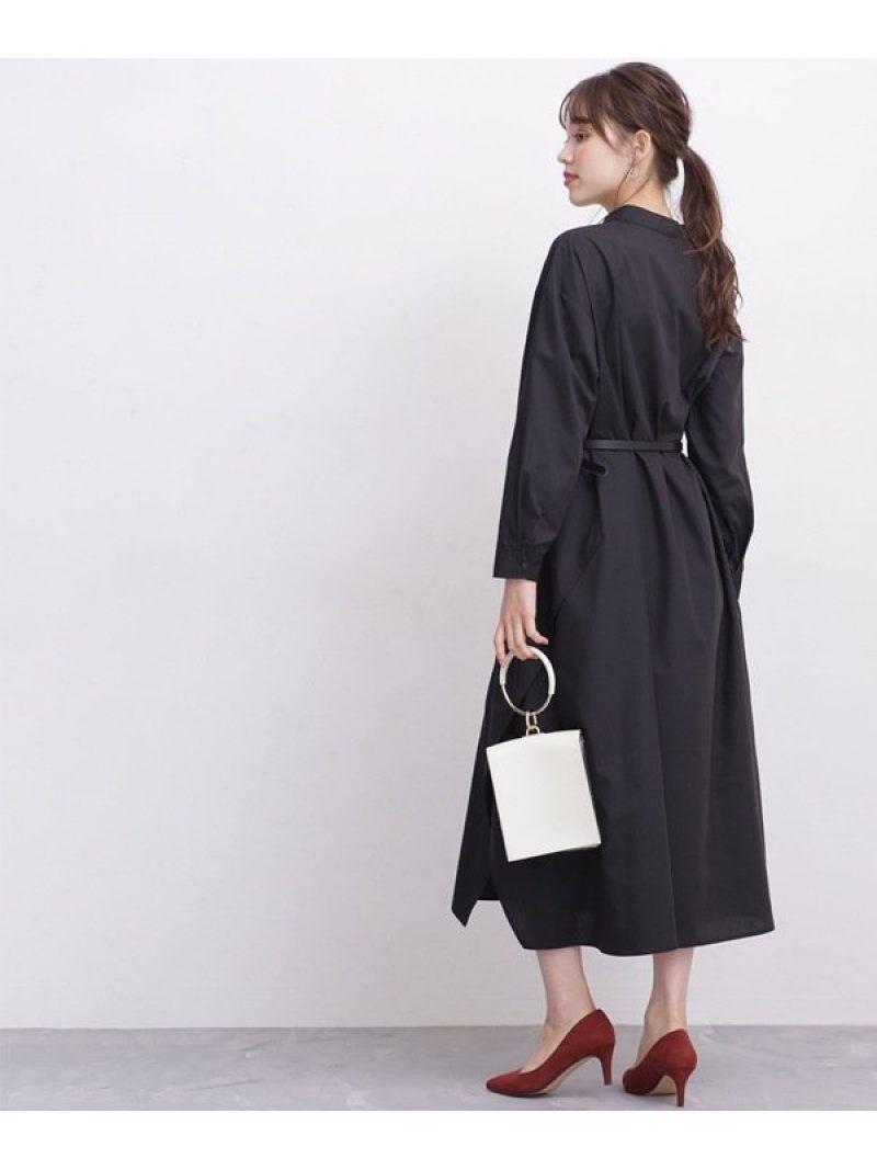 WEB限定/ボリュームシルエットロングシャツワンピース